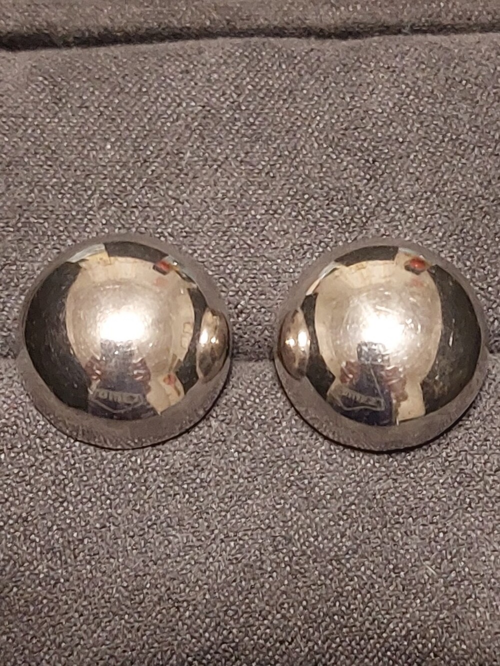 Vintage Large Sterling Silver Earrings